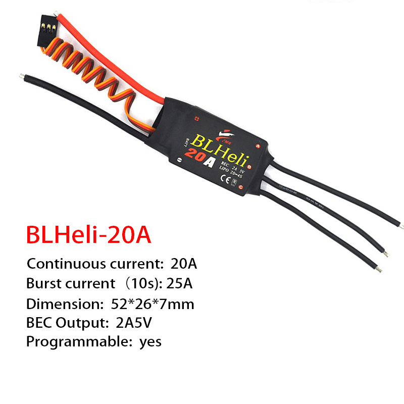 브러시리스 ESC BLHeli 20A 30A 50A,  - Drone Esc 리뷰 및 가격