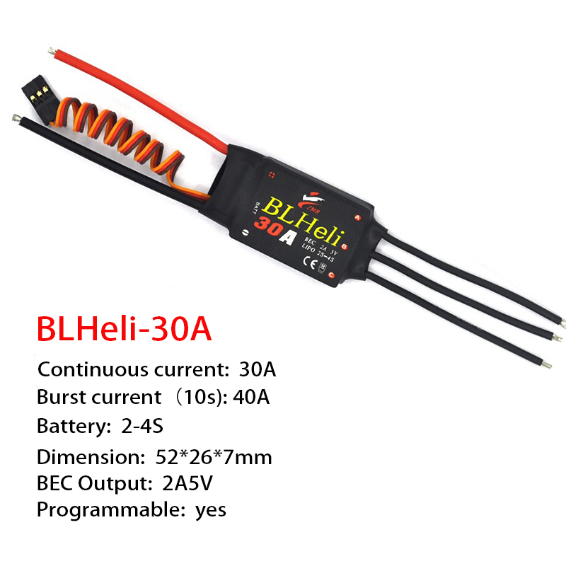 브러시리스 ESC BLHeli 20A 30A 50A,  - Drone Esc 리뷰 및 가격