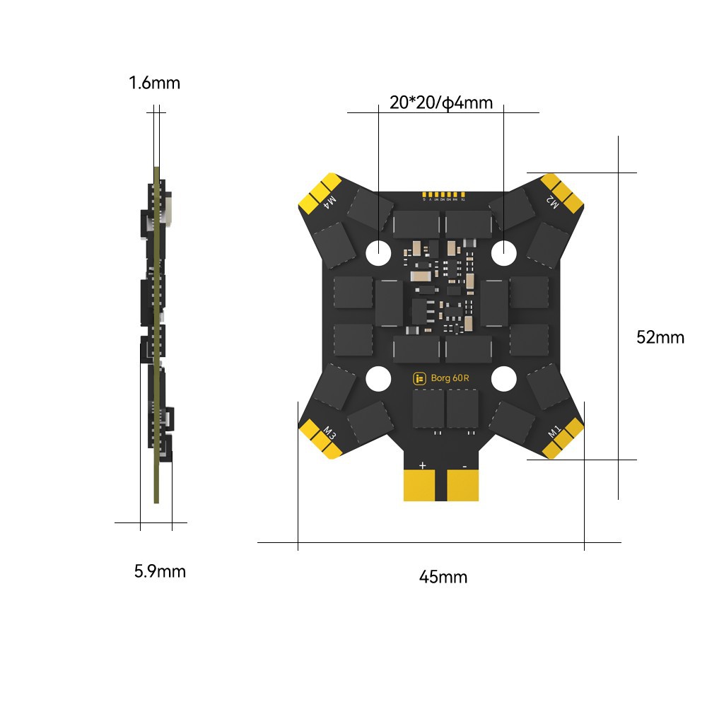 iFlight Borg Mini H7 (ICM42688 - Drone Esc 리뷰 및 가격